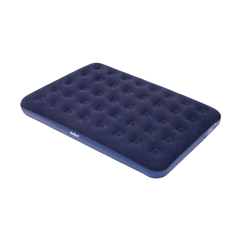 Rebel Materac Dmuchany Dwuosobowy Do Spania + Pompka , 186 X 130 X 22 Cm [[