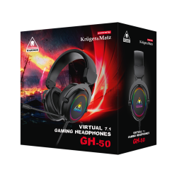 Krüger&Matz Gamingowe Słuchawki Nauszne Kruger&Matz Warrior Gh-50 [[