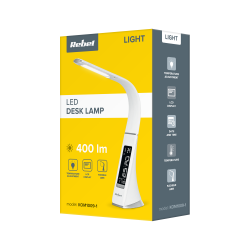 Rebel Lampka Rebel Led Na Biurko (Zegar, Datownik, Temperatura) [[