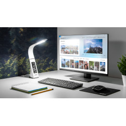 Rebel Lampka Rebel Led Na Biurko (Zegar, Datownik, Temperatura) [[