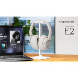 Krüger&Matz Bezprzewodowe Słuchawki Nauszne Kruger&Matz F2 , Kolor Czarny [[