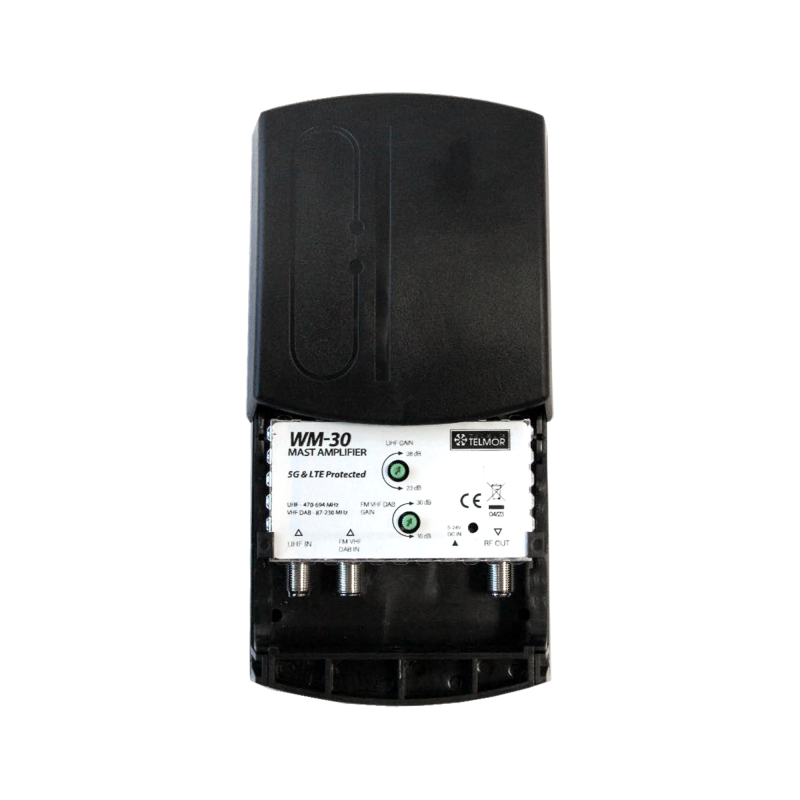 Telkom Telmor Wzmacniacz Masztowy Wm-30 Fm/Vhf+Uhf Dvb-T2 5G Protected Telkom Telmor [[