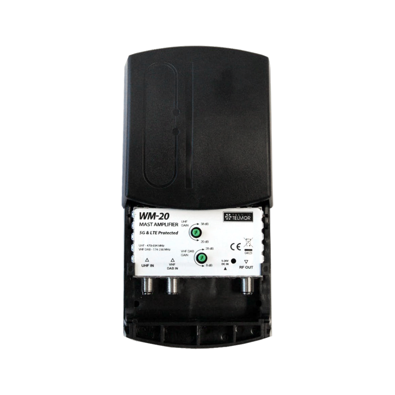 Telkom Telmor Wzmacniacz Masztowy Wm-20 Uhf Vhf Dvb-T2 5G Protected Telkom Telmor [[