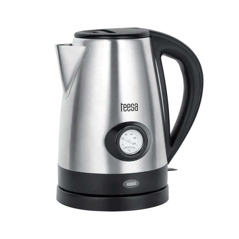 Teesa Czajnik Elektryczny Z Wskaźnikiem Temperatury Wody, Teesa, Stal Nierdzewna, 2200W, 1,7L [[