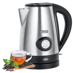 Teesa Czajnik Elektryczny Z Wskaźnikiem Temperatury Wody, Teesa, Stal Nierdzewna, 2200W, 1,7L [[