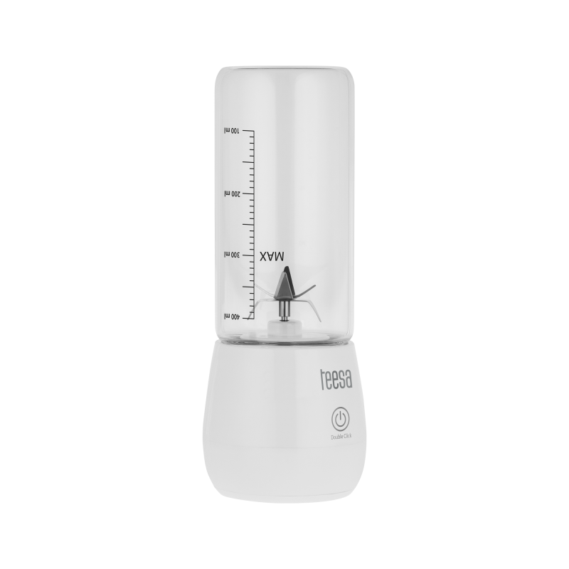 Teesa Blender Bezprzewodowy, Szklany Kubek, 450Ml, 100W , 6 Noży [[