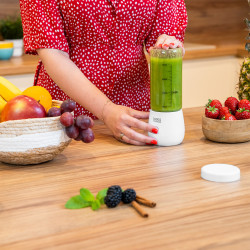 Teesa Blender Bezprzewodowy, Szklany Kubek, 450Ml, 100W , 6 Noży [[