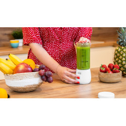 Teesa Blender Bezprzewodowy, Szklany Kubek, 450Ml, 100W , 6 Noży [[