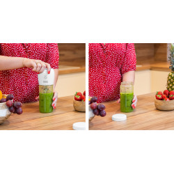 Teesa Blender Bezprzewodowy, Szklany Kubek, 450Ml, 100W , 6 Noży [[