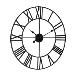 Teesa Aluminiowy Duży Zegar Ścienny 60 Cm [[