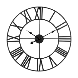 Teesa Aluminiowy Duży Zegar Ścienny 60 Cm [[