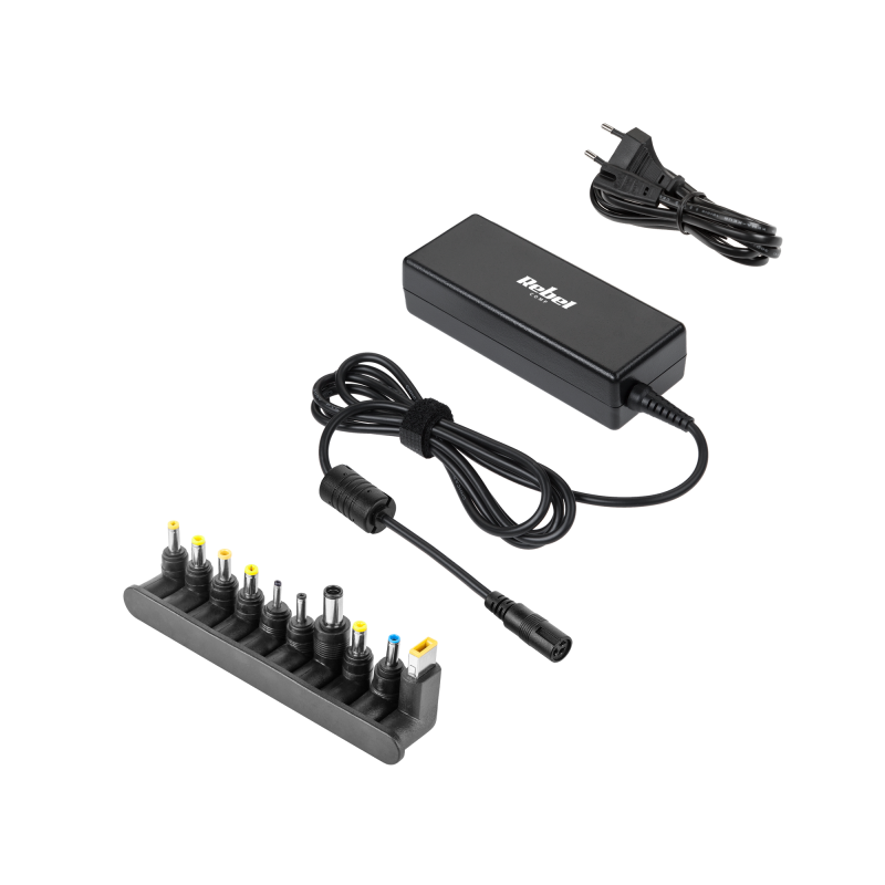 Rebel Zasilacz Uniwersalny Rebel 10 Końcówek 90 W 18,5-20 V Automatyczny [[