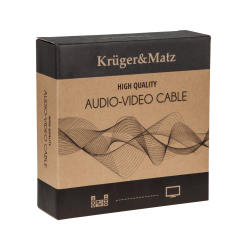 Krüger&Matz Kabel Głośnikowy 3.0M Kruger&Matz (Wtyki Banan) [[