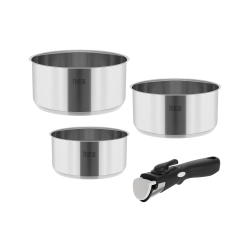 Teesa Zestaw Garnków Z Odłączaną Rączką Teesa Cook Expert Single Hand [[