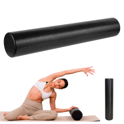 Rebel Wałek Do Masażu, Roller 15X90Cm, Kolor Czarny, Materiał Epp, Rebel Active [[