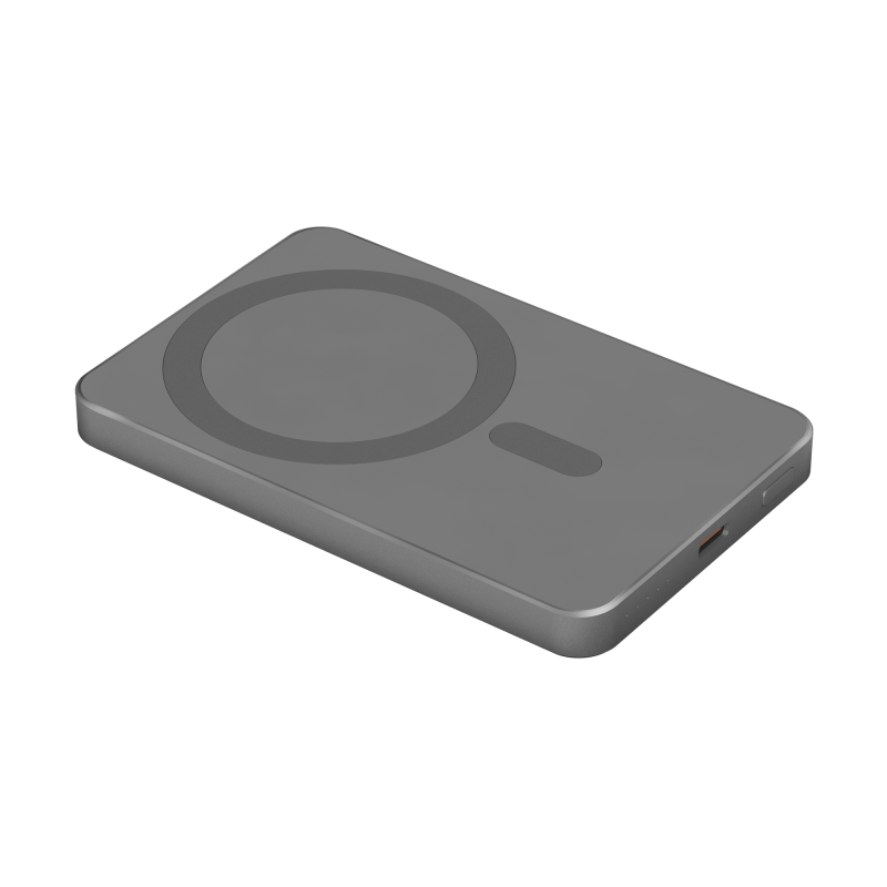 Krüger&Matz Powerbank Indukcyjny Kruger&Matz 5000 Mah Mag Safe Szary [[