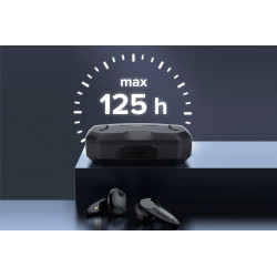 Krüger&Matz Bezprzewodowe Słuchawki Douszne Z Power Bankiem Kruger&Matz M6 - Kolor Czarny [[