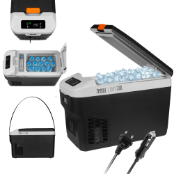 Teesa Profesjonalna Lodówka Turystyczna Teesa Z Funkcją Mrożenia 25L Dc12/24V Ac 230V [[