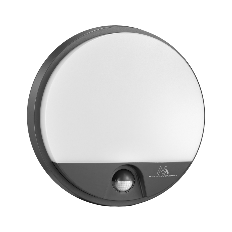 Maclean Lampa Led Z Sensorem Ruchu Mce291 Gr Szara [[