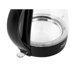 Teesa Czajnik Elektryczny Teesa, Szklany, 2200 W, Czarny, 1,7 L [[