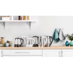 Teesa Czajnik Elektryczny Teesa, Szklany, 2200 W, Czarny, 1,7 L [[