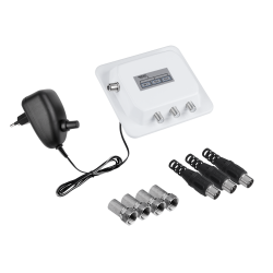 Rozdzielacz Sygnału Dvb-T2 I Analogowego X 3 Tv [[