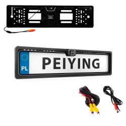Peiying Samochodowa Kamera Cofania Night Vision W Ramce Tablicy Rejestracyjnej Peiying [[