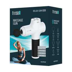 Teesa Pistolet Do Masażu Teesa Relax Gun Mg60, 8 Nakładek, Biały [[