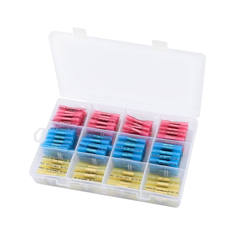 Eurokomp Zestaw Szybkozłączek Termokurczliwych 200 Sztuk E6062 [[