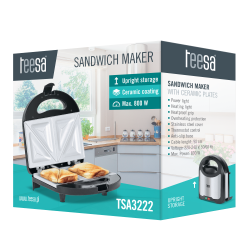Teesa Opiekacz Do Kanapek Z Ceramicznymi Wkładami [[