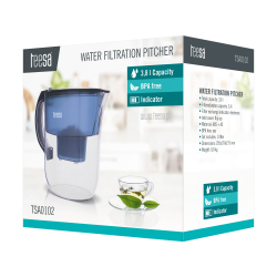 Teesa Dzbanek Filtrujący 3,8 L Niebieski [[