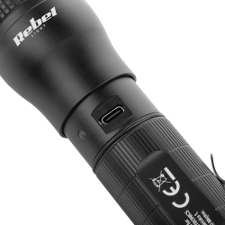 Rebel Akumulatorowa Latarka Ręczna  Rebel- 800Lm [[