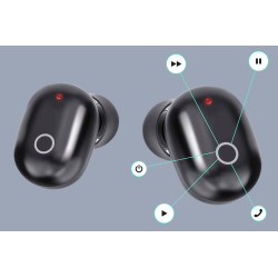 Krüger&Matz Bezprzewodowe Słuchawki Douszne Tws  Kruger&Matz Air Dots 1 [[