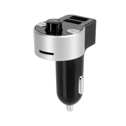 Peiying Transmiter Samochodowy Z Funkcją  Bluetooth (2 Gniazda Usb) [[